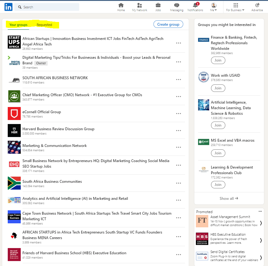 Linkedin Groups